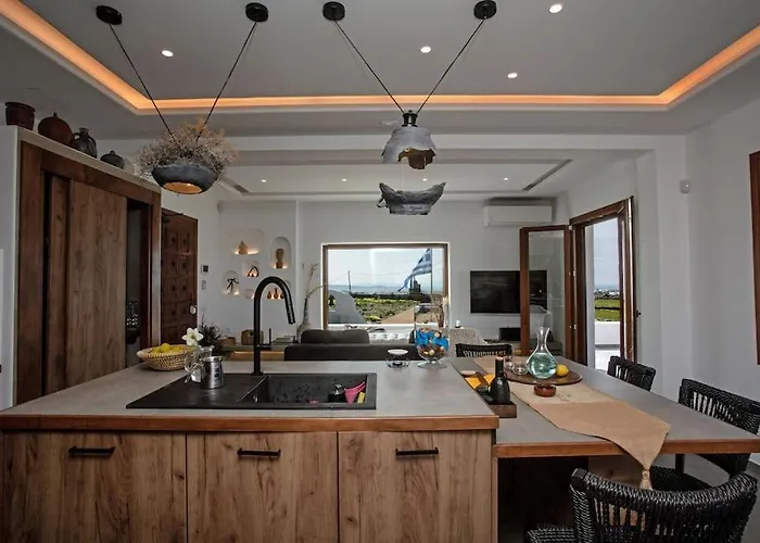 Villa Ktima Lipsi, Panorama Pool Views *